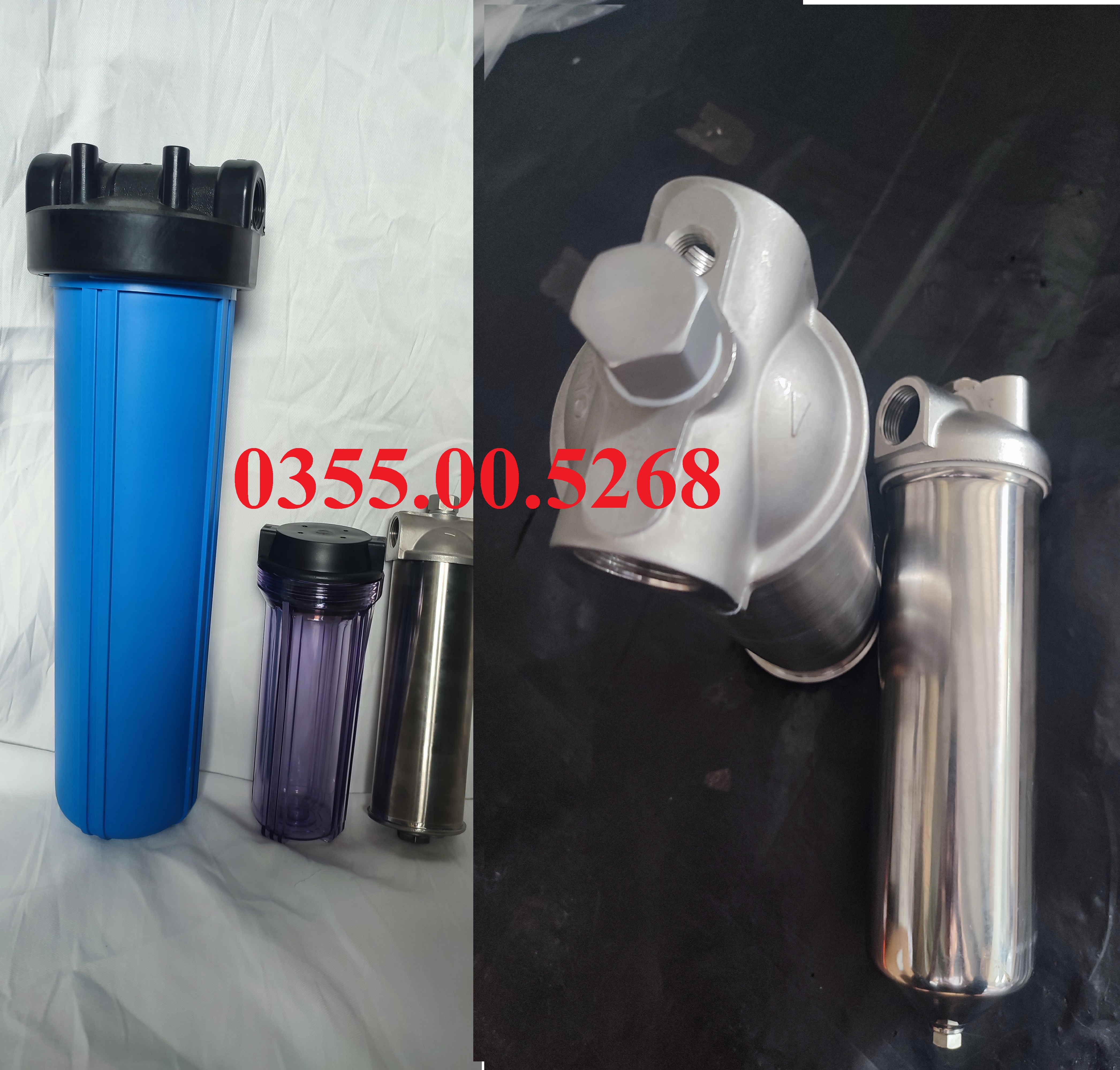 Cốc lọc inox lọc nước sinh hoạt