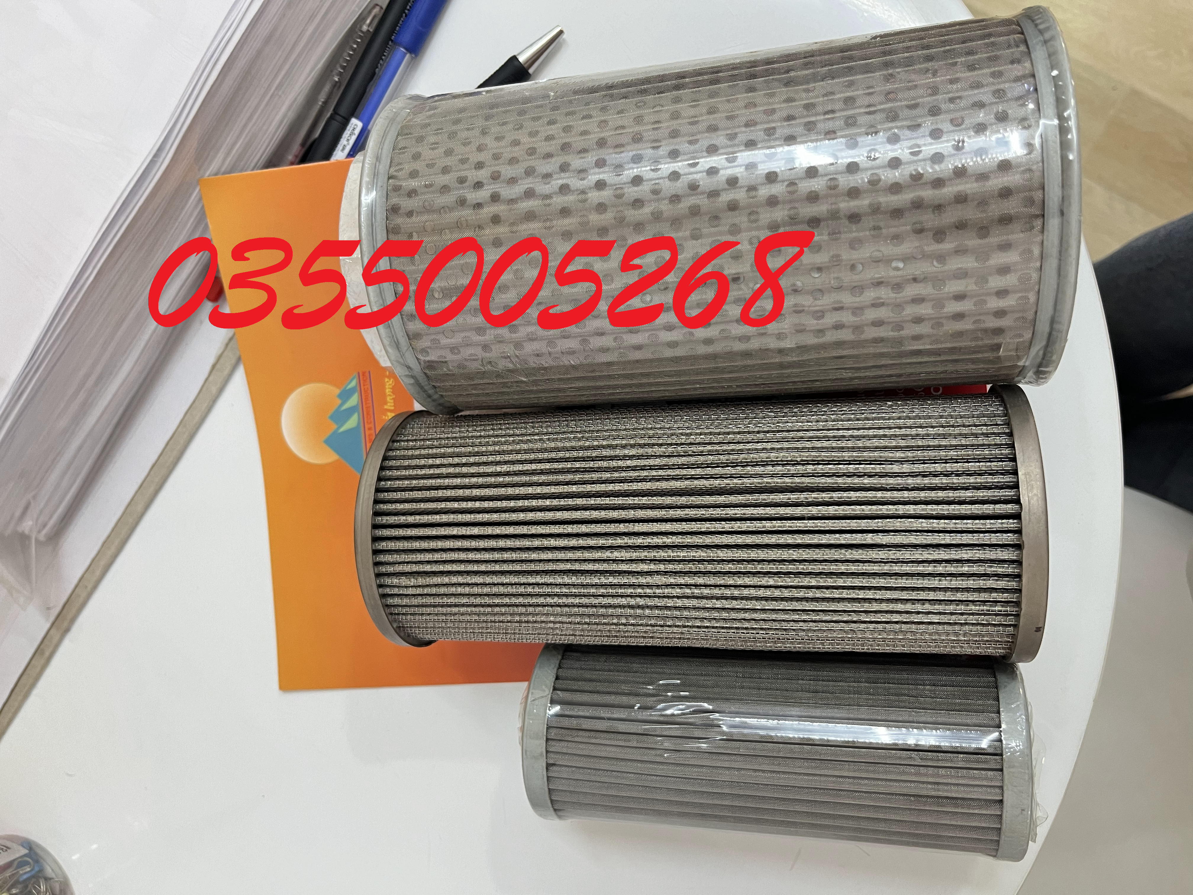 Lõi inox lọc hóa chất nhiệt độ cao