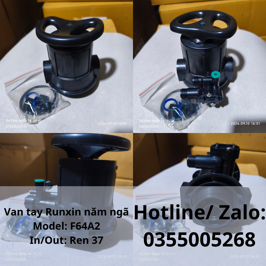 Van tay Runxin năm ngã F64A2