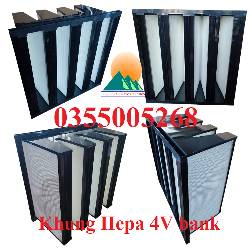 V-Bank Hepa Filter ABS Frame 4V