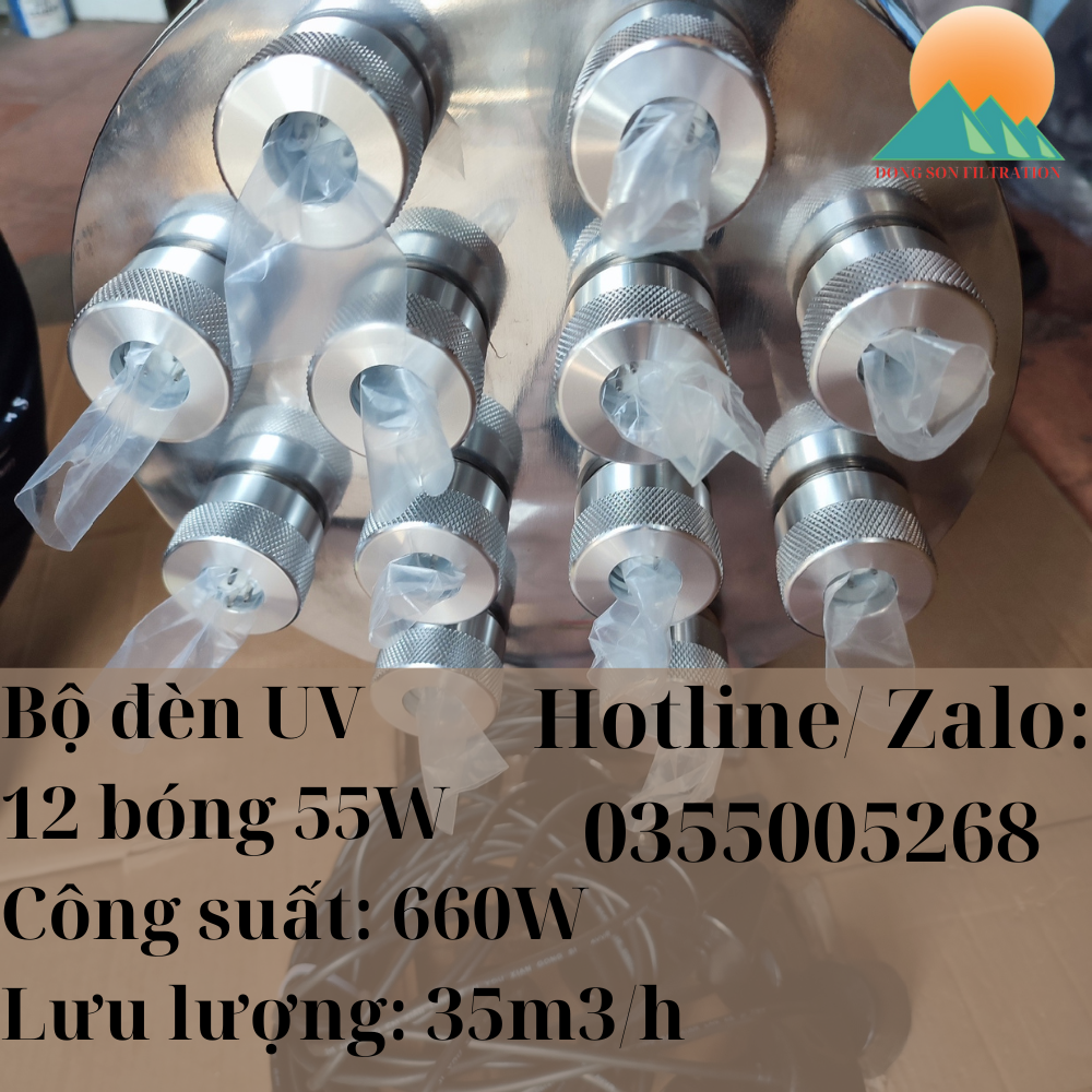 Bộ đèn UV 660W 12 bóng 55W