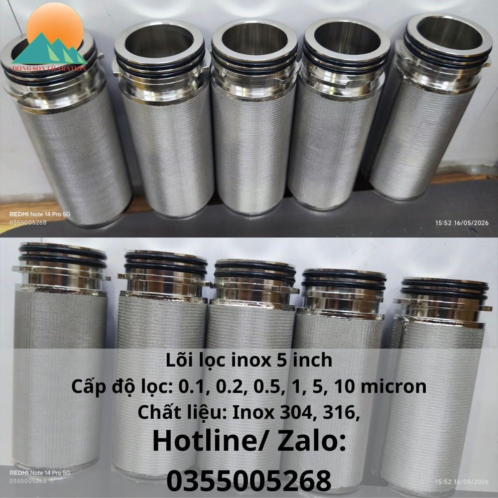 Lõi lọc Inox 5 inch