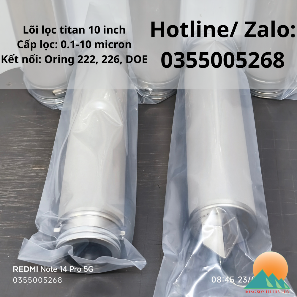 Lõi lọc titan 10 inch