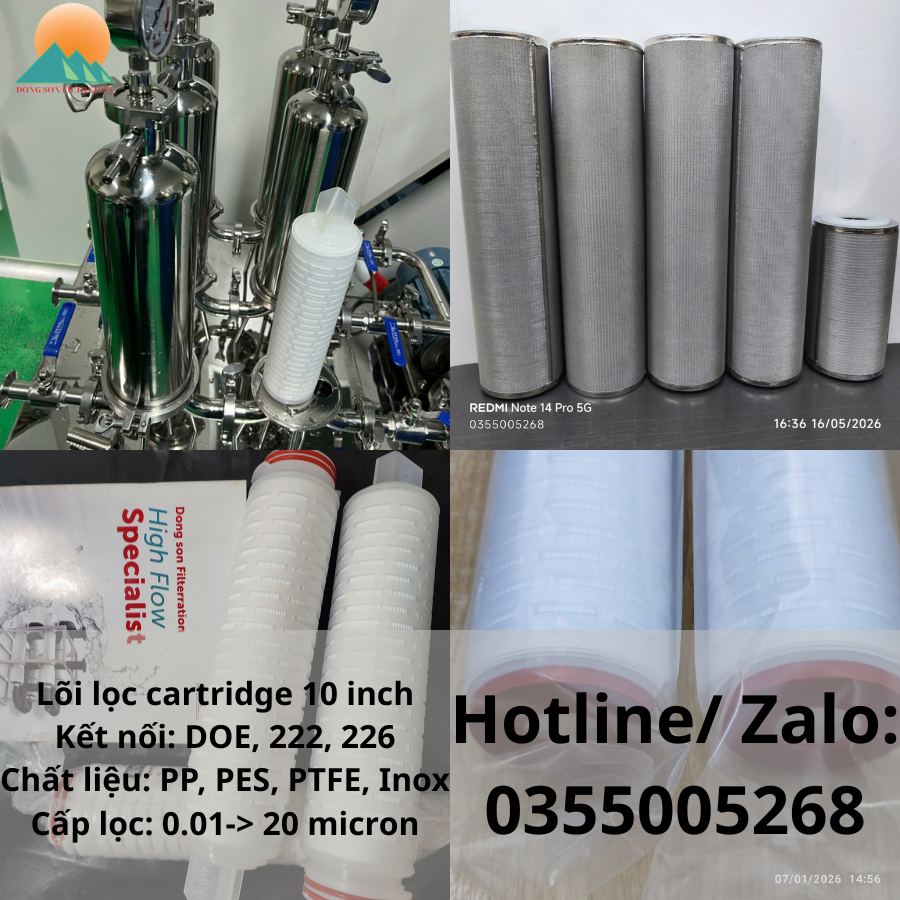 Lõi lọc cartridge 10 inch