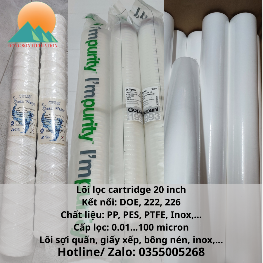Lõi lọc cartridge 20 inch