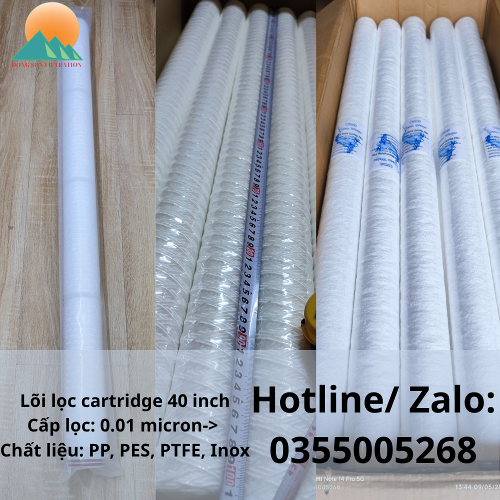 Lõi lọc cartridge 40 inch